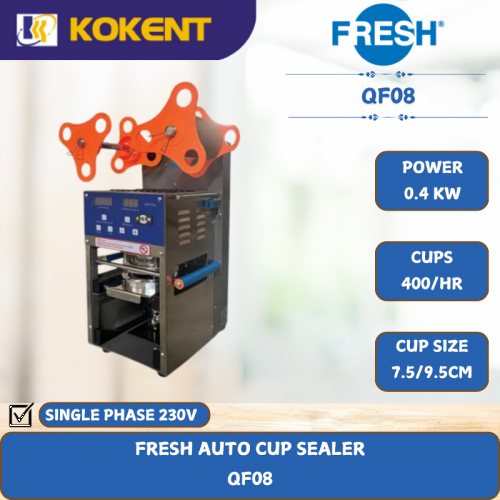 FRESH AUTO CUP SEALER [ 0.4KW ] QF08