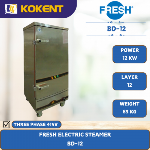 FRESH ELECTRIC STEAMER [ 12KW ] BD-12