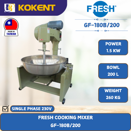 FRESH COOKING MIXER [ 1.5KW ] GF-180B/200