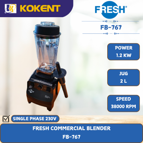 FRESH COMMERCIAL BLENDER [ 1.2KW ] FB-767