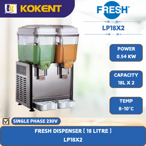 FRESH DISPENSER [ 0.54KW ]18 LITRE LP18X2