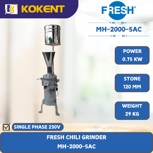 FRESH CHILI GRINDER [ 0.75KW ] MH-2000-5AC