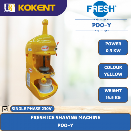 FRESH ICE SHAVING MACHINE [ 0.3KW ] PDO-Y