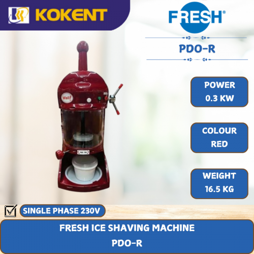 FRESH ICE SHAVING MACHINE [ 0.3KW ] PDO-R