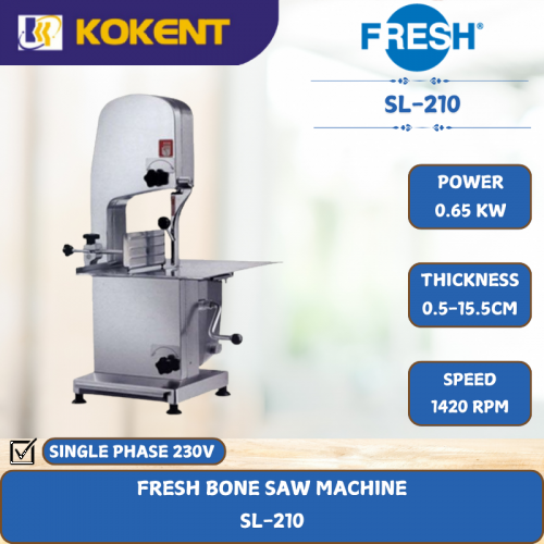 FRESH BONE SAW MACHINE [ 0.65KW ] SL-210