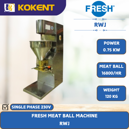 FRESH MEAT BALL MACHINE [ 0.75KW ] RWJ