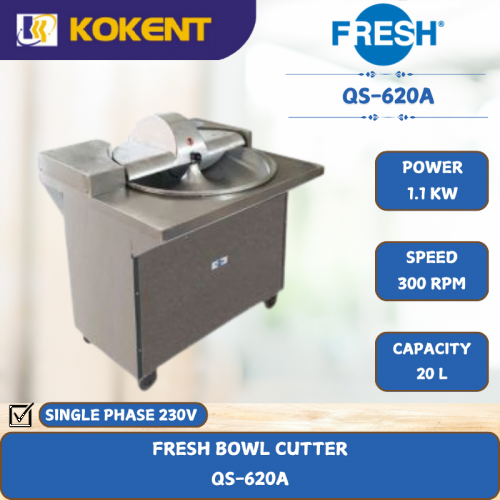 FRESH BOWL CUTTER [ 1.1KW ] QS-620A