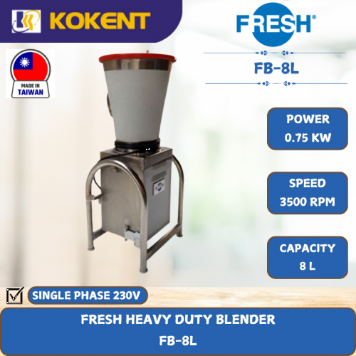FRESH HEAVY DUTY BLENDER [ 0.75KW ] FB-8L