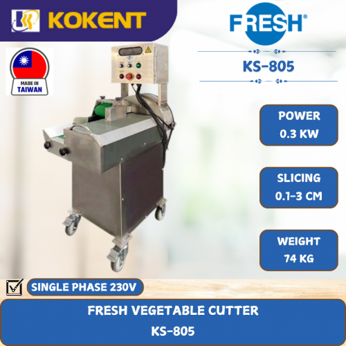 FRESH VEGETABLE CUTTER [ 0.3KW ] KS-805