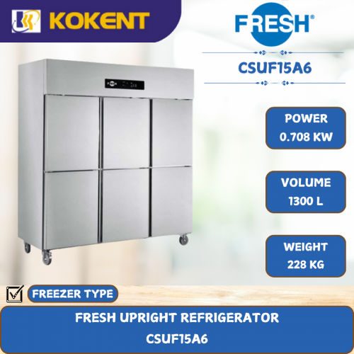 FRESH UPRIGHT REFRIGERATOR [ 0.708KW ] CSUF15A6