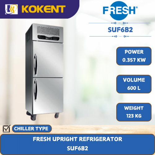 FRESH UPRIGHT REFRIGERATOR [ 0.357KW ] SUF6B2