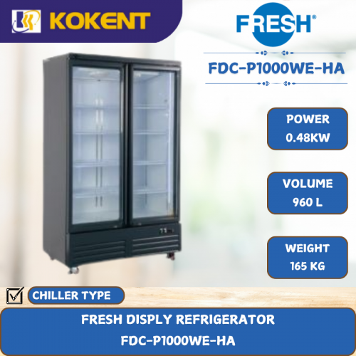 FRESH DISPLY REFRIGERATOR [ 0.48KW ] FDC-P1000WE-HA