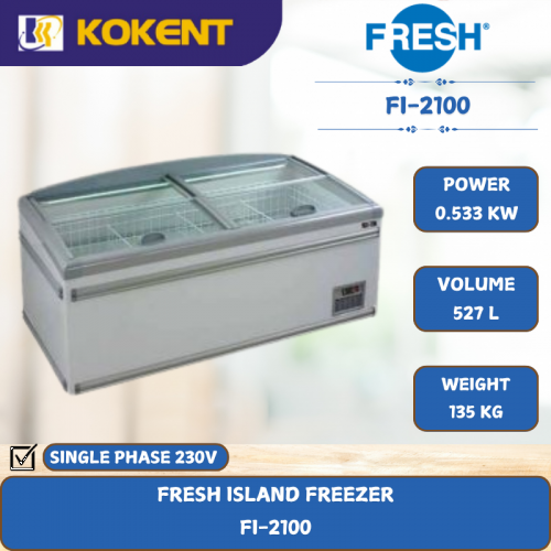 FRESH ISLAND FREEZER [ 0.533KW ] FI-2100
