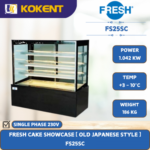 FRESH CAKE SHOWCASE [ OLD JAPANESE STYLE ] [ 1.042KW ] FS25SC