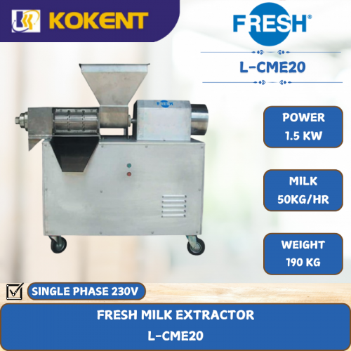 FRESH MILK EXTRACTOR [ 1.5KW ] L-CME20