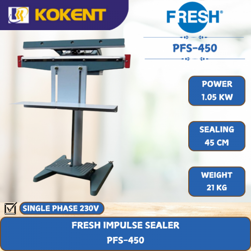 FRESH IMPULSE SEALER [ 1.05KW ] PFS-450
