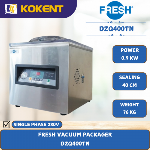 FRESH VACUUM PACKAGER [ 0.9KW ] DZQ400T