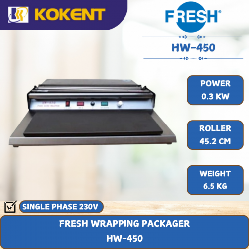 FRESH WRAPPING PACKAGER [ 0.3KW ] HW-450