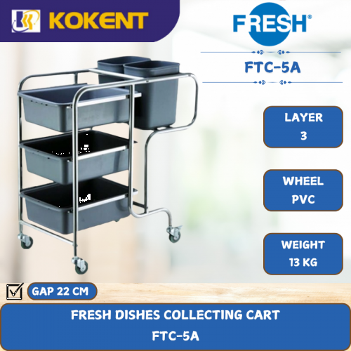 FRESH DISHES COLLECTING CART  FTC-5A
