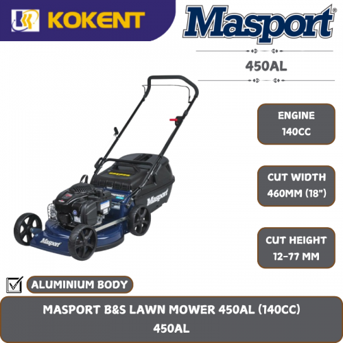 MASPORT B&S LAWN MOWER 450AL (140CC.18