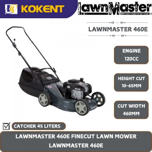 LAWNMASTER 460E FINECUT LAWN MOWER (120CC.18