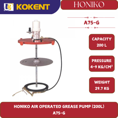 HONIKO AIR OPERATED GREASE PUMP (200L)  A75-G