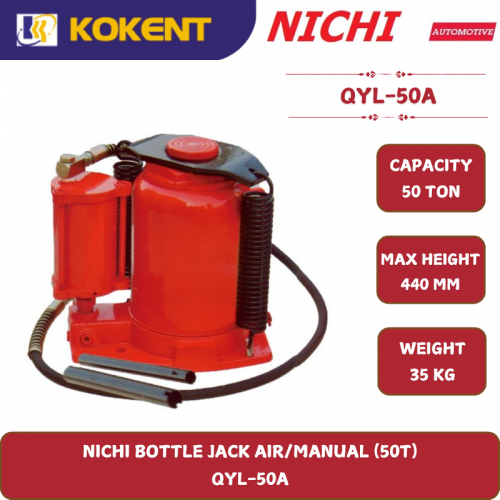 NICHI BOTTLE JACK AIR/MANUAL (50T)  QYL-50A