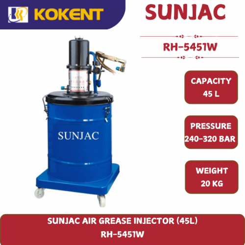 SUNJAC AIR GREASE INJECTOR (45L)  RH-5451W