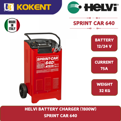 HELVI BATTERY CHARGER (1800W)  SPRINT CAR 640