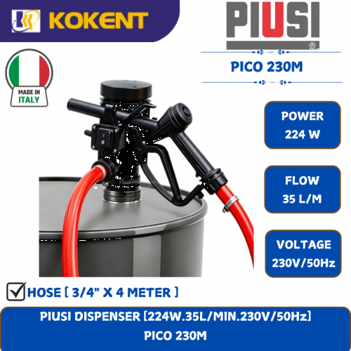 PIUSI DISPENSER [224W.35L/MIN.230V/50Hz]  PICO 230M