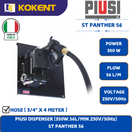 PIUSI DISPENSER [350W.56L/MIN.230V/50Hz]  ST PANTHER 56