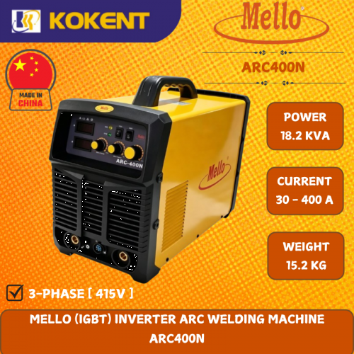 MELLO (IGBT) INVERTER ARC WELDING MACHINE  ARC400N