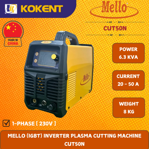 MELLO (IGBT) INVERTER PLASMA CUTTING MACHINE  CUT50N