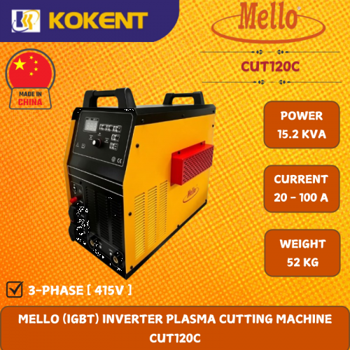 MELLO (IGBT) INVERTER PLASMA CUTTING MACHINE  CUT120C