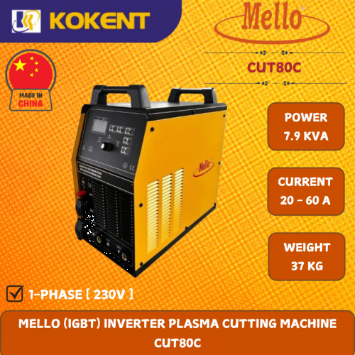 MELLO (IGBT) INVERTER PLASMA CUTTING MACHINE  CUT80C