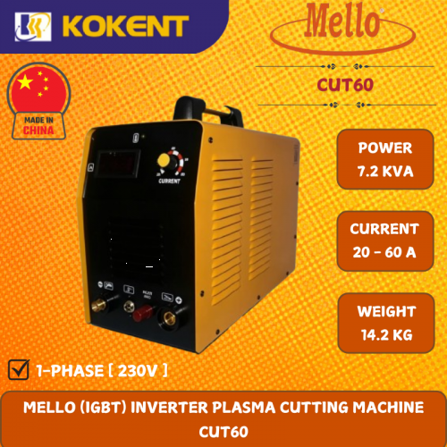 MELLO (IGBT) INVERTER PLASMA CUTTING MACHINE  CUT60