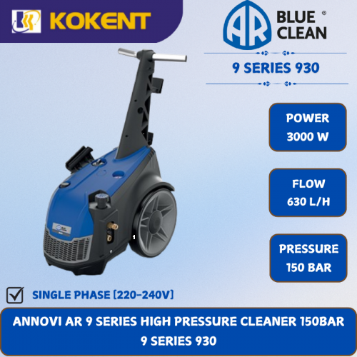 ANNOVI AR 9 SERIES HIGH PRESSURE CLEANER [150BAR]  9 SERIES 930