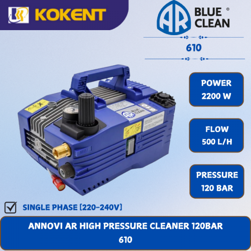ANNOVI AR HIGH PRESSURE CLEANER [120BAR]  610
