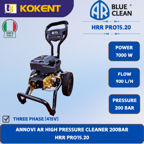 ANNOVI AR HIGH PRESSURE CLEANER [200BAR]  HRR PRO15.20