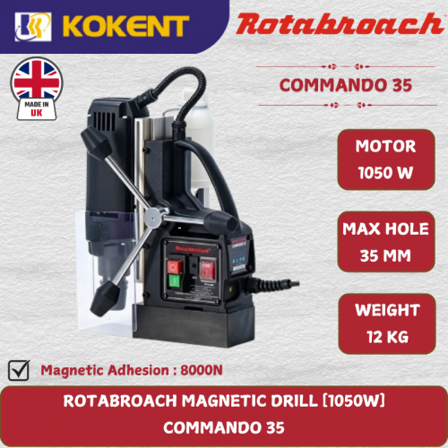 ROTABROACH MAGNETIC DRILL [1050W]  COMMANDO 35