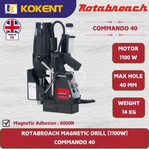 ROTABROACH MAGNETIC DRILL [1100W]  COMMANDO 40
