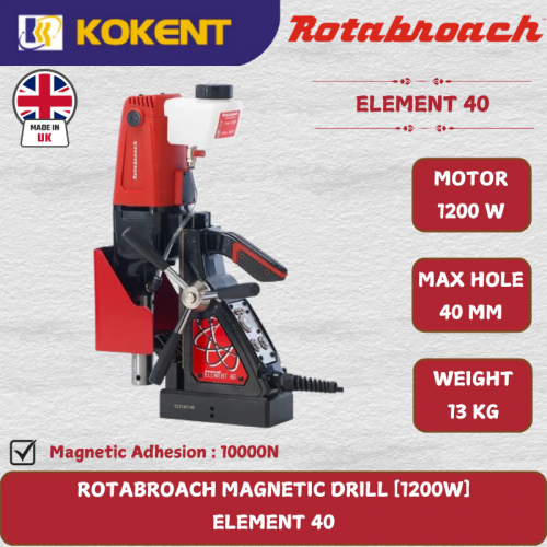 ROTABROACH MAGNETIC DRILL [1200W]  ELEMENT 40