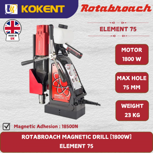 ROTABROACH MAGNETIC DRILL [1800W]  ELEMENT 75