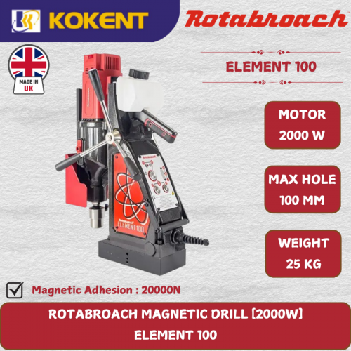 ROTABROACH MAGNETIC DRILL [2000W]  ELEMENT 100