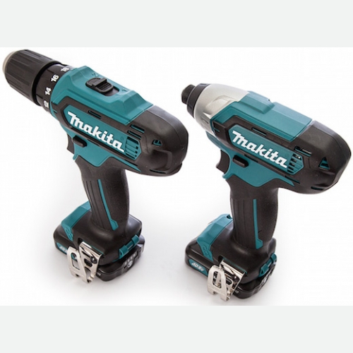 Makita Cordless Drill & Impact Driver 12V DF331D + TD110D CLX201