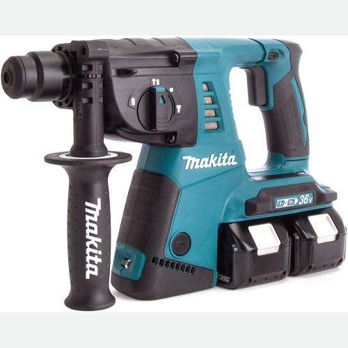 Makita Cordless Rotary Hammer 26mm 1250rpm 36V 4kg DHR263RF4