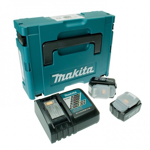 Makita Battery Kit18V3.0Ah x 2pc, Fast Charger x 1pc MKP1RF182
