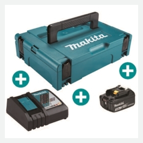 Makita Battery Kit18V5.0Ah x 1pc, Fast Charger x 1pc MKP1RT181