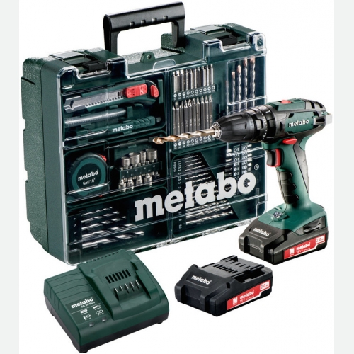 Metabo Corless Impact Drill 18V, 1600rpm, 48Nm, 1.4kg SB18SET