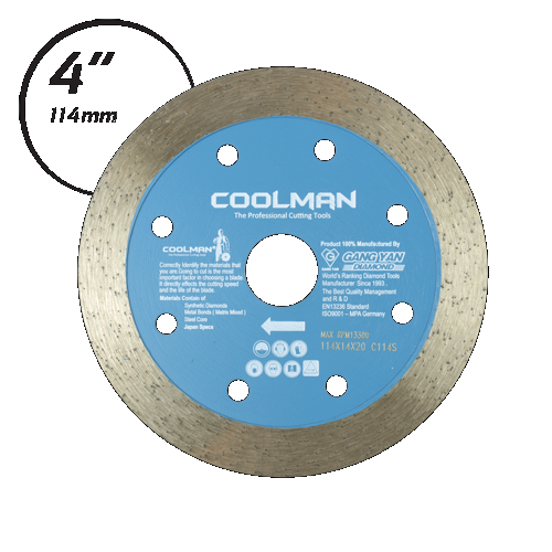 COOLMAN CONTINUOUS RIM BLADE